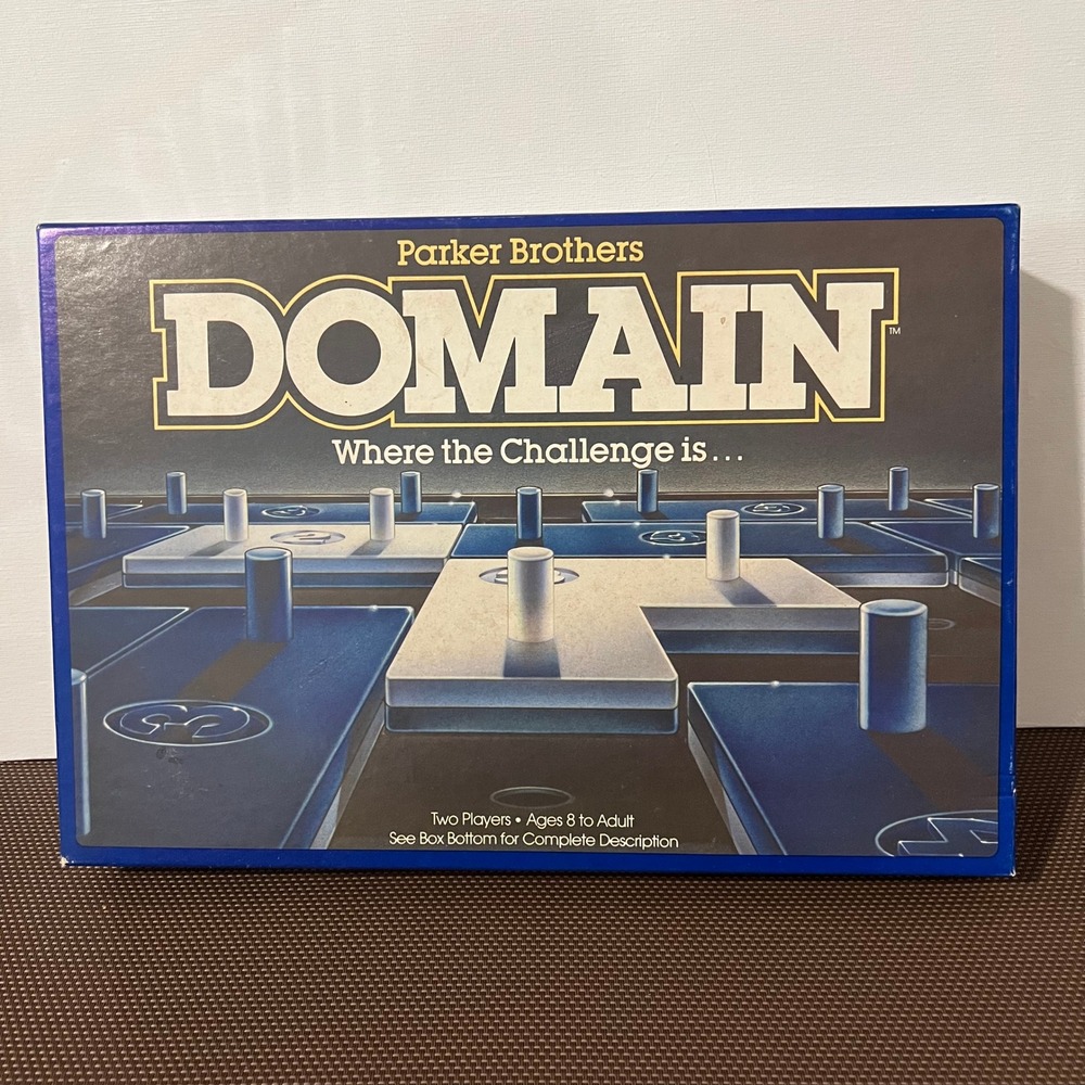 Vintage 1983 Parker Brothers Domain Board Game Strategy 2 Player Complete